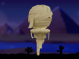 Mummy 001 Modello 3D