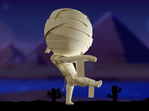 Mummy 001 Modello 3D