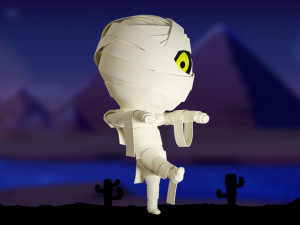 Mummy 001 Modello 3D