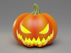 Halloween Pumpkin Jack O Lantern 001 3Dモデル