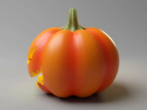 Halloweenowa dynia Jack O Lantern 001 Model 3D