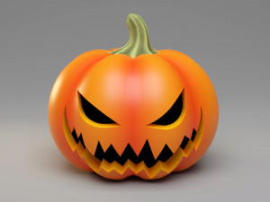 Halloween Pumpkin Jack O Lantern 001 3D-Modell