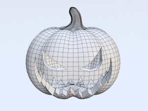 Halloween Pumpkin Jack O Lantern 001 3D-Modell