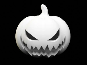 Halloweenowa dynia Jack O Lantern 001 Model 3D