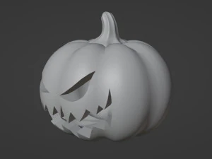 Halloweenowa dynia Jack O Lantern 001 Model 3D