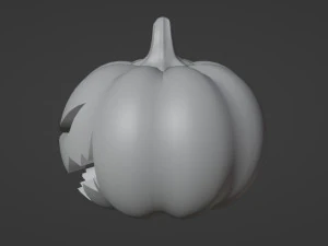 Halloweenowa dynia Jack O Lantern 001 Model 3D