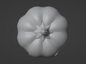 Halloweenowa dynia Jack O Lantern 001 Model 3D
