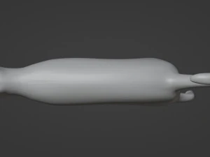 Domestic Black Cat 001 3D Model