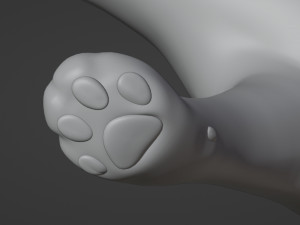 Domestic Black Cat 001 3D Model