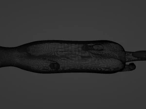Domestic Black Cat 001 3D Model