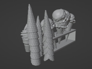Ice Cream 001 3D Model