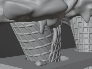 Ice Cream 001 3D Model