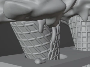 Ice Cream 001 3D Model