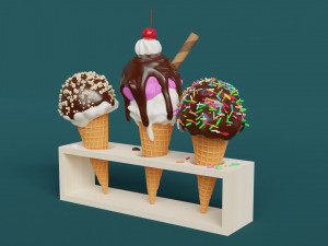 Ice Cream 002 3D मॉडल