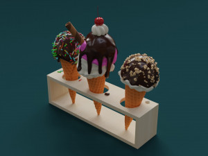 Ice Cream 002 3D मॉडल