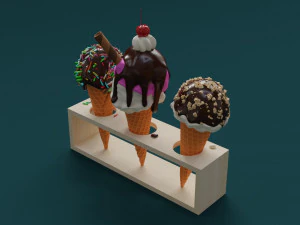 Sorvete 002 Modelo 3D