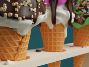 Sorvete 002 Modelo 3D