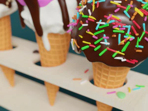 Sorvete 002 Modelo 3D