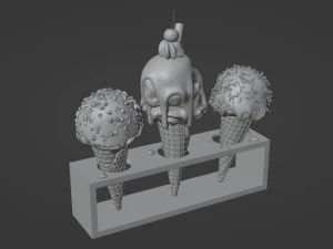 Sorvete 002 Modelo 3D