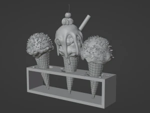 Sorvete 002 Modelo 3D
