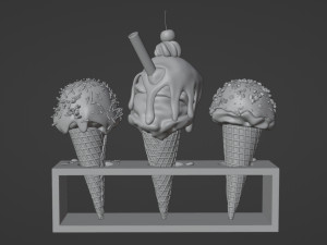 Ice Cream 002 3D मॉडल