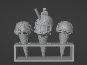 Sorvete 002 Modelo 3D