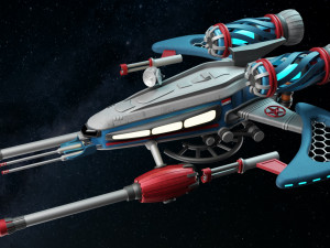 Spaceship 001 3D Model