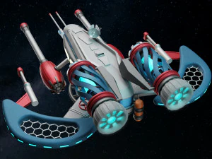 Astronave 001 Modello 3D