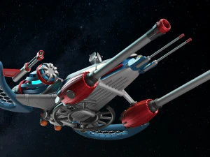 Astronave 001 Modello 3D