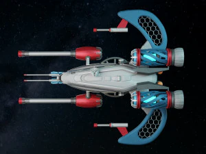 Astronave 001 Modello 3D