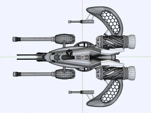 Astronave 001 Modello 3D