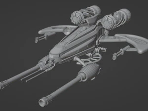 Astronave 001 Modello 3D