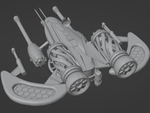 Astronave 001 Modello 3D