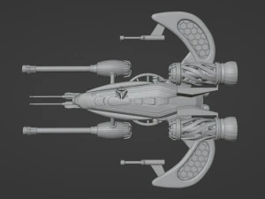 Astronave 001 Modello 3D