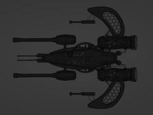 Astronave 001 Modello 3D