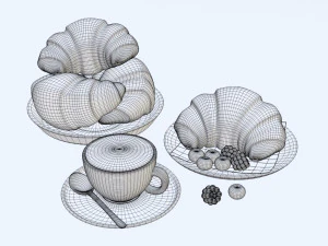 Croissant 001 3D Model