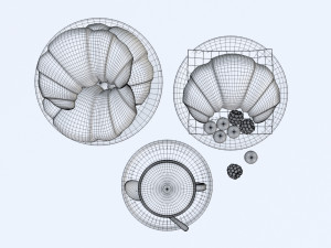 Croissant 001 3D-Modell
