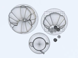 Croissant 001 3D Model