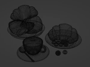 Croissant 001 3D Model