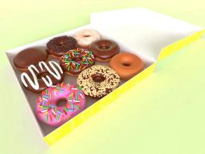 Donut 001 3D Model