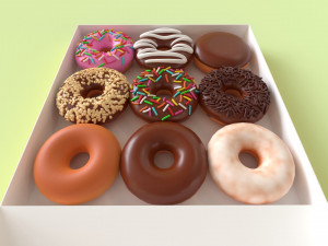 Donut 001 Model 3D