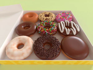 Donut 001 3D Model