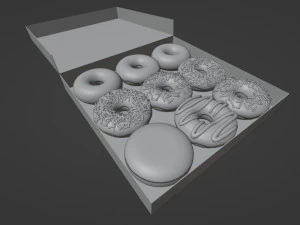 Donut 001 3D Model