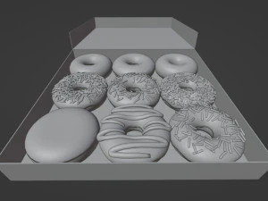 Donut 001 3D Model
