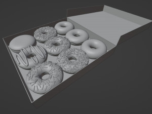 Donut 001 Model 3D