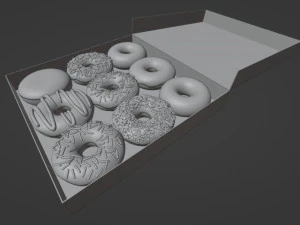 Donut 001 3D Model