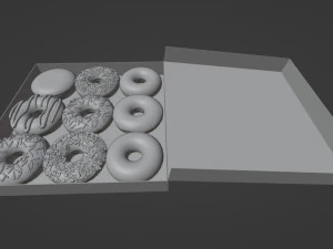 Donut 001 3D Model