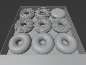 Donut 001 Model 3D