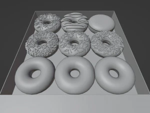 Donut 001 3D Model