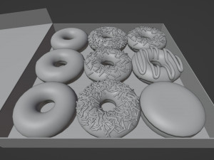 Donut 001 Model 3D